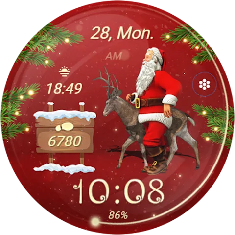Santa Claus watch face