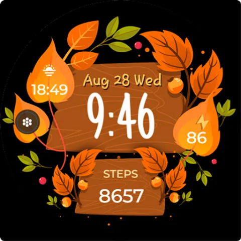 Seasonal Vibes watch face