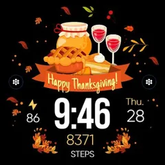 Thanksgiving I watch face