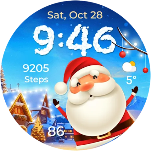 Village of Santa watch face